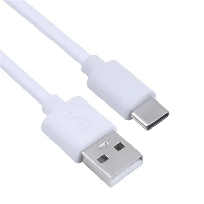 Оплетённый кабель USB C для iPhone 15 серии, 50 см, от USB A к Type-C, медное ядро, кабель для зарядки — белый