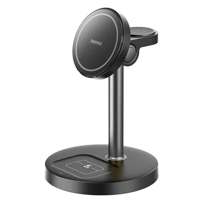 REMAX CW01 3 in 1 Wireless Charging Station 20.5W Fast Charging Desktop Magnetic Charger