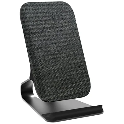 Bulk Purchasing 15W Wireless Charger with Metal Stand Desktop Phone Holder Charging Station - Black