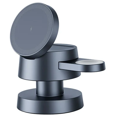 X6 4-in-1 Magnetic Wireless Charger Stand with Night Light Charging Dock for iPhone Apple Watch AirPods