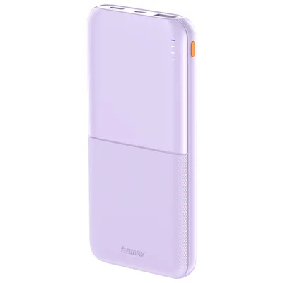 REMAX RPP-23 2.4A Fast Charging Power Bank Portable Phone Charger Battery Pack (10000mAh) - Purple