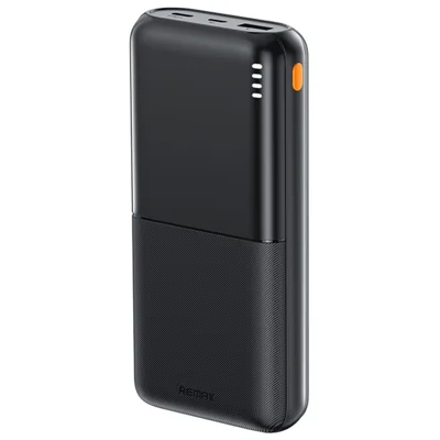 REMAX RPP-26 Lango II Series 2.4A Fast Charging Power Bank 20000mAh Portable Phone Charger - Black