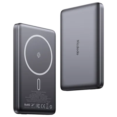 MCDODO MC-4651 20W 10000mAh Power Bank Magnetic Wireless Charging Ultra-Thin Metal Portable Phone Charger