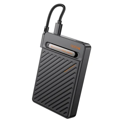 YESIDO YP78 Magnetic Wireless Charging 10000mAh Phone Power Bank with Built-in Cable + Kickstand