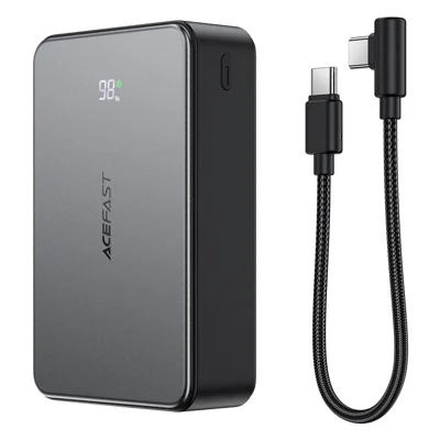 ACEFAST M29-20000 20000mAh Powerbank 22,5W Snabbladdning 2 Type-C + USB-A Mobilladdare med kabel