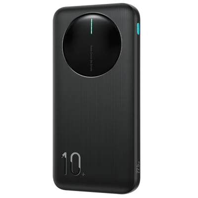 JOYROOM JR-PBF12 Pro 10000mAh Power Bank 22.5W snabbuppladdning Bärbar laddare Säkerhetsfunktioner med 3 utgångsportar - Svart
