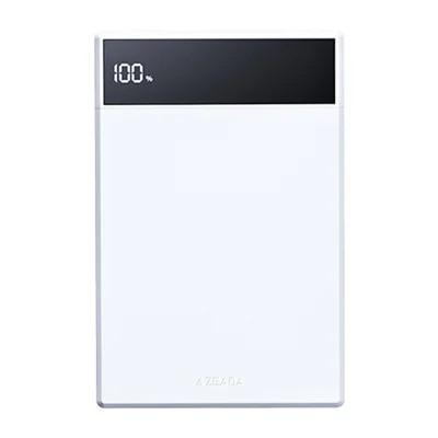 AZEADA AZ-P33 10000mAh Power Bank 22.5W Fast Charging LED Display Portable Charger with Dual Outputs - White
