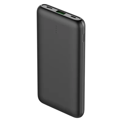 C1010 PD 20W 10000mAh Fast Charging Power Bank Mini Battery Pack for Cell Phone, Tablet, Camera - Black