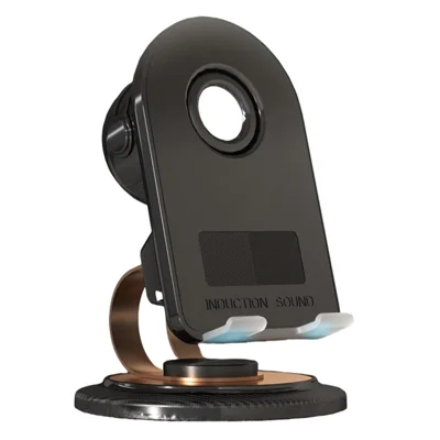 H58 Multifunctional 360° Rotating Phone Stand with Vibration Sound Amplifier