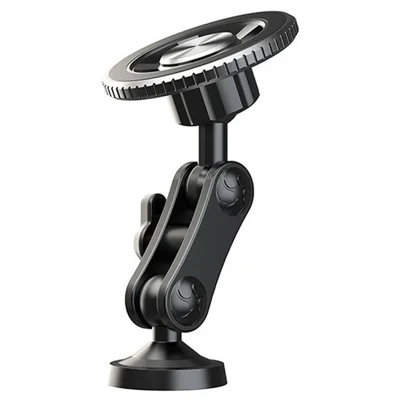 X036 Phone Holder with Magnetic Base Dual Ball Joint Arm Hands Free Bracket