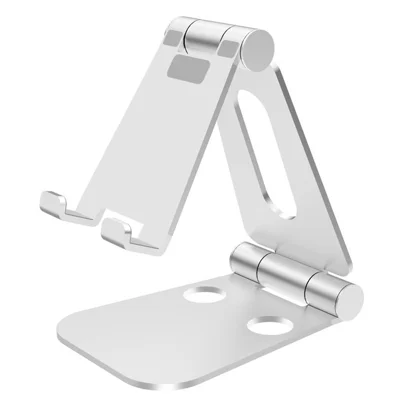 Aluminum Alloy Folding Mobile Phone Holder Portable Angle Adjustable Desktop Tablet Stand