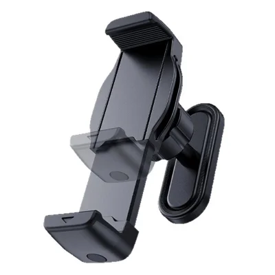 146C Universal Magnetic Phone Holder 360 Degree Rotating Cellphone Stand for Gym / Car / Refrigerator - Black