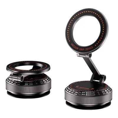 K09 Dashboard Suction Cup Car Phone Holder Magnetic Vacuum Mount Stand for Smartphones Navigation Support