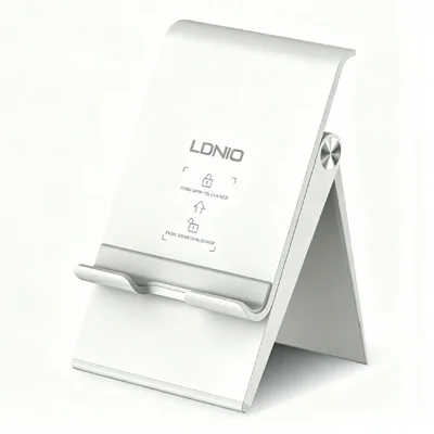 LDNIO MG07 Foldable Desktop Phone Tablet Stand Adjustable Height Anti-slip Portable Holder for 4.7-12 Inch Devices - White