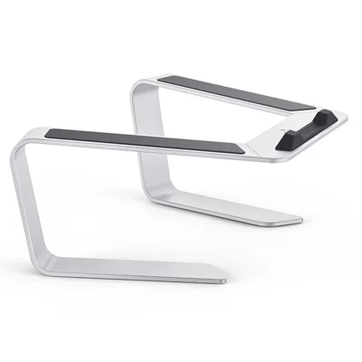 BONERUY P49 Desktop 11-15 tommer Bærbar Computerstativ Bærbar Alu-Legering Hurtig Varmeafledning Laptop Holder - Sølv