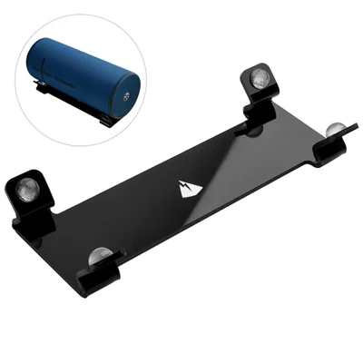 Supporto in acrilico TXESIGN per altoparlante Bluetooth, supporto da scrivania per altoparlanti cilindrici - Nero
