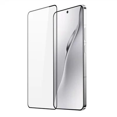 DUX DUCIS For Xiaomi 15 Glass Film  Full Screen Protector 2.5D Flat Screen Medium Alumina Glass HD Clear Film - Black