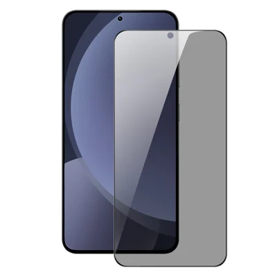 DUX DUCIS For Samsung Galaxy S25 Glass Film  Anti Spy Full Screen Protector 2.5D Flat Screen High Aluminium-silicon Glass Film (Fingerprint Unlock) - Black