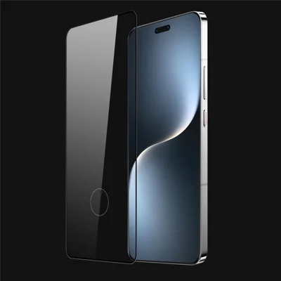 Película de Vidrio Para Honor Magic7 Pro 5G Protector de Pantalla DUX DUCIS Curva Completa 3D Vidrio de Alumina Media Película de Pegamento Completo (Desbloqueo de Huella Dactilar) - Negro