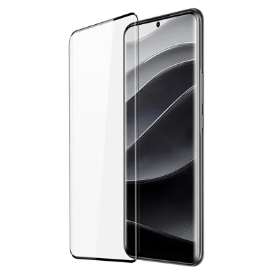DUX DUCIS For Xiaomi Redmi Note 14 Pro+ 5G / 14 Pro 5G / 4G / Poco X7 5G Glass Film  Full Screen Protector 3D Curved Screen Medium Alumina Glass Hot Bending Full Glue Film - Black
