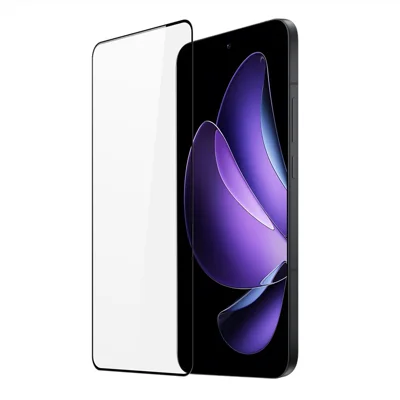 DUX DUCIS For Oppo Reno13 5G (Global) Glass Film   Full Screen Protector 2.5D Flat Screen Medium Alumina Glass HD Clear Film - Black