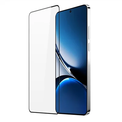 DUX DUCIS For Xiaomi Redmi Turbo 4 5G / Xiaomi Poco X7 Pro 5G Glass Film   Full Screen Protector 2.5D Flat Screen Medium Alumina Glass HD Clear Film - Black