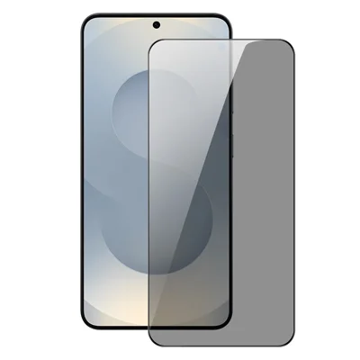 DUX DUCIS For Samsung Galaxy S25 Edge Glass Film  Anti Spy Full Screen Protector 2.5D Flat Screen High Aluminium-silicon Glass Film (Fingerprint Unlock) - Black