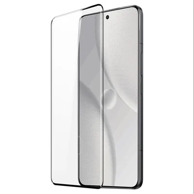 Xiaomi 15 Ultra Pellicola in Vetro DUX DUCIS Protezione Schermo Completo 3D Curva Vetro Allumina Media Incollatura Completa Film (Sblocco Impronta Digitale) - Nero