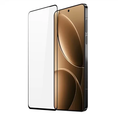 DUX DUCIS For Xiaomi Redmi K80 5G / Xiaomi Poco F7 Pro 5G Glass Film   Full Screen Protector 2.5D Flat Screen Medium Alumina Glass HD Clear Film - Black