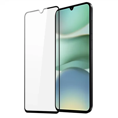 DUX DUCIS For Xiaomi Redmi A5 4G (171.7mm) / Poco C71 4G Glass Film   Full Screen Protector 2.5D Flat Screen Medium Alumina Glass HD Clear Film - Black