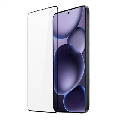 Til Oppo Find X8 Ultra 5G Glasfilm DUX DUCIS Fuldscreenbeskytter 2.5D Flad Skærm Medium Alumina Glas HD Klar Film - Sort