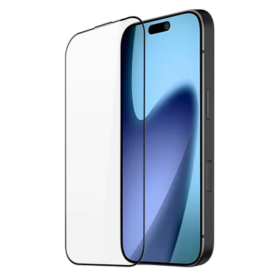 For iPhone 17 Pro Glass Film DUX DUCIS  Full Screen Protector 2.5D Flat Screen Medium Alumina Glass HD Clear Film - Black