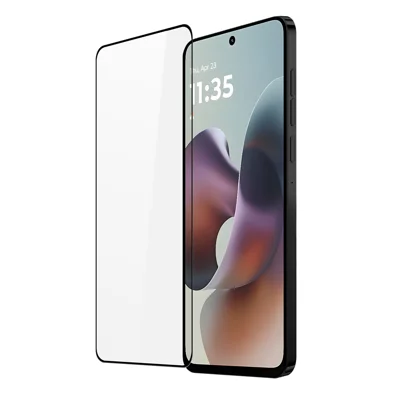 Voor Motorola Moto G56 5G Glasfolie DUX DUCIS Volledig schermprotecor 2.5D plat scherm Medium Alumina Glas HD heldere folie - Zwart