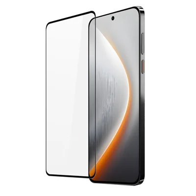 DUX DUCIS For TECNO Pova 7 Pro 5G Glass Film   Full Screen Protector 2.5D Flat Screen Medium Alumina Glass HD Clear Film - Black