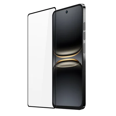 DUX DUCIS For TECNO Spark Go 2 4G / TECNO Spark 40 4G Glass Film   Full Screen Protector 2.5D Flat Screen Medium Alumina Glass HD Clear Film - Black