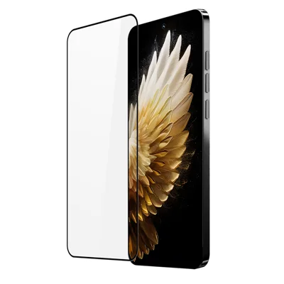 DUX DUCIS For TECNO Spark 40 Pro 4G Glass Film Full Screen Protector 2.5D Flat Screen Medium Alumina Glass HD Clear Film - Black