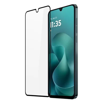 Voor Motorola Moto G06 Power 4G / Motorola Moto G06 4G Glasfolie DUX DUCIS Volledig Schermbeveiliging 2.5D Plat Scherm Medium Alumina Glas HD Duidelijke Folie - Zwart
