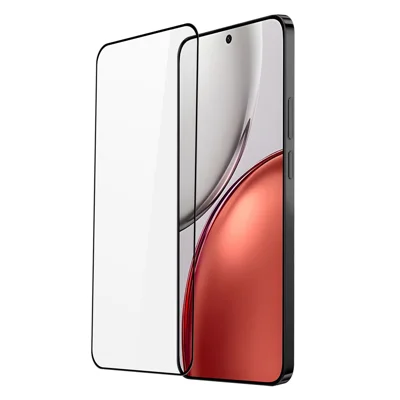 DUX DUCIS For Honor Magic8 Lite 5G / X9d 5G / X70 5G Glass Film   Full Screen Protector 2.5D Flat Screen Medium Alumina Glass HD Clear Film - Black