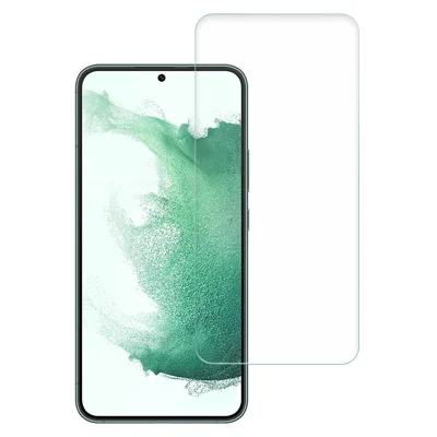 AMORUS For Samsung Galaxy S22+ 5G / S23+ Anti-scratch Screen Protector 2.5D Edge HD Anti-fingerprint High Aluminum-silicon Glass Clear Film