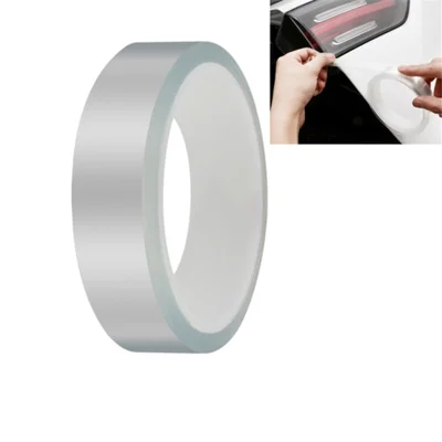 WVV Car Body Door Edge Protector Strip Invisible Auto Bumper Transparent Acrylic Tap 3cm x 3m