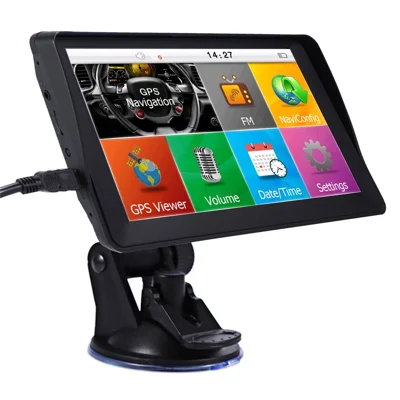 Navegación GPS para coche RH-G101, pantalla táctil de 7 pulgadas, navegador GPS con mapa para camión (128M+8G)