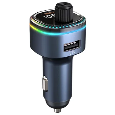 C58 Bluetooth-compatible Adapter FM Transmitter Car MP3 Music Player Type-C + USB Car Charger