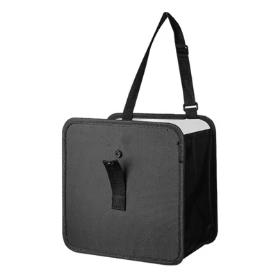 L1294 Foldable Car Trash Holder Storage Bag Vehicle Seat Back Oxford Cloth Trash Bin