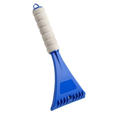 Escova de Neve PP XC-LPF Raspador de Gelo com Alça de EVA para Carro SUV Caminhão Pára-brisa - Azul