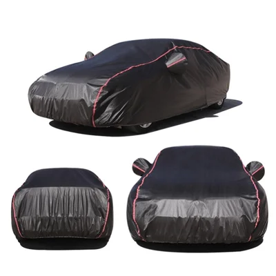 Outdoor Full Protection Car Cover Snowproof Sunshade Waterproof Dustproof Cover for SUV - Black / M
