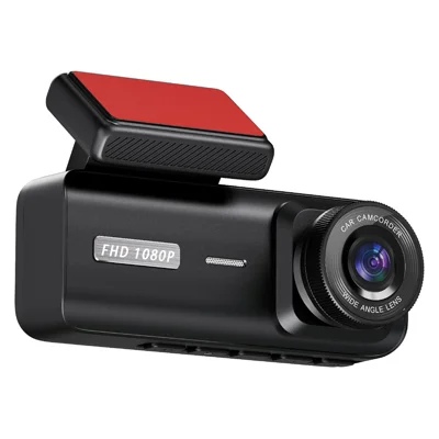 9716 3 Channel Car Dash Cam WiFi 1080P FHD Wide Angle Night Vision Front Rear Interior Camera for Car Recording - Black