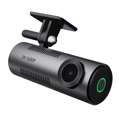 V71Pro 4K Dash Cam WiFi Loop Recording 1600P 170 Degree Wide Angle Night Vision Car DVR- Szary