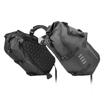 RHINOWALK MT1448 1 Pair 500D Polyester Motorbike Side Bag Motorcycle Pannier Storage Bag