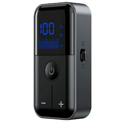M20 Wireless AUX Receiver Transmitter Lavalier Clip Bluetooth-compatible 5.4 Adapter for Car Home Audio