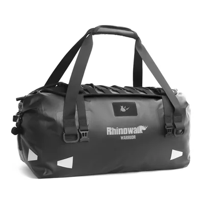 RHINOWALK MYS2403 40L Expandable Motorcycle Rear Seat Waterproof Bag MOLLE Motorbike Luggage Bag